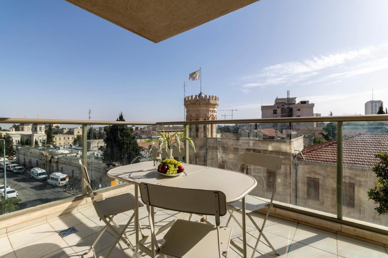 Luxury Three-Bedroom/Terrace Over Old City View Jerusalem Eksteriør billede